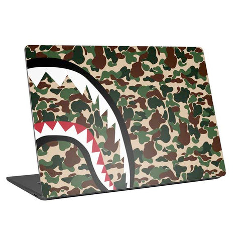 Shark Teeth Street Camo Universal Laptop 12in (9.8 x 6.8in) Skin